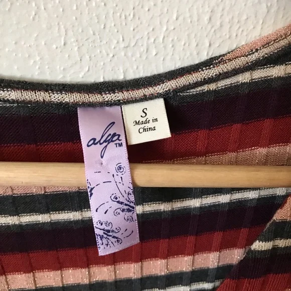 Alya • Striped Long Sleeve Dress (free with purchase of another item) - Picture 3 of 3